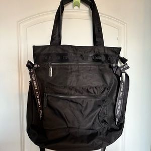 Steve Madden Black Nylon Bag